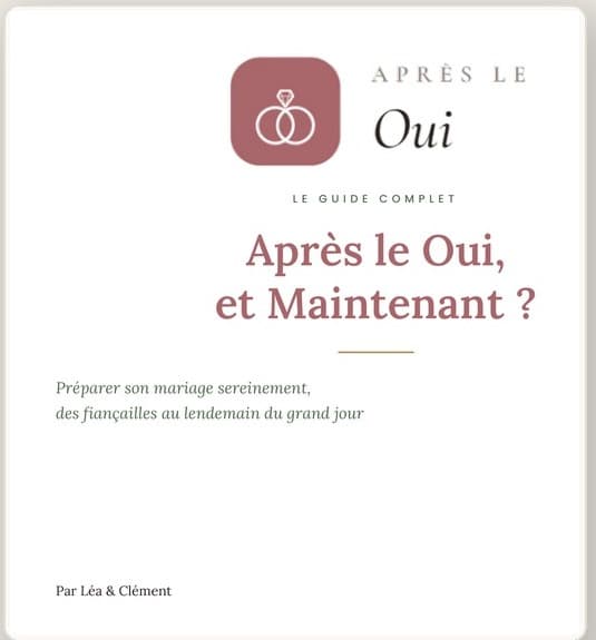 Couverture du guide Après le Oui, et Maintenant ?